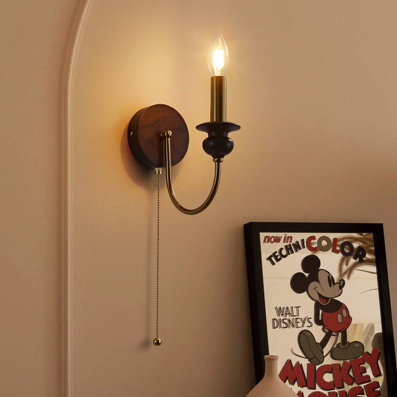 Vintage Candle Wall Lamp - Image 2