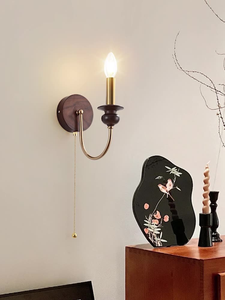 Vintage Candle Wall Lamp - Image 3